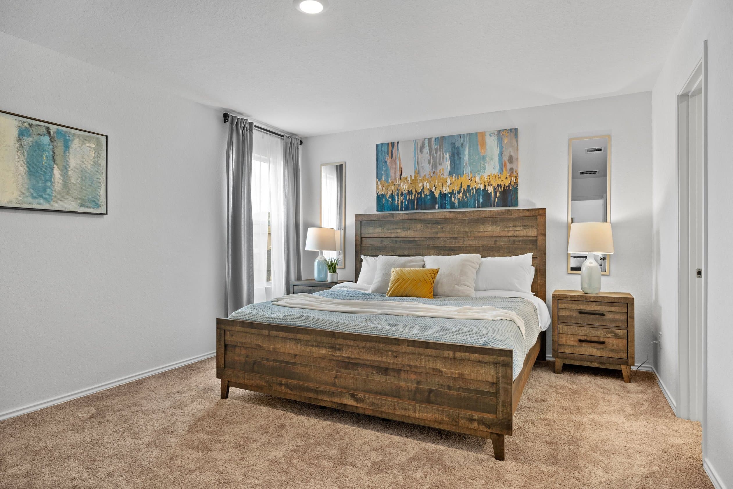 Master bedroom in Temple, TX