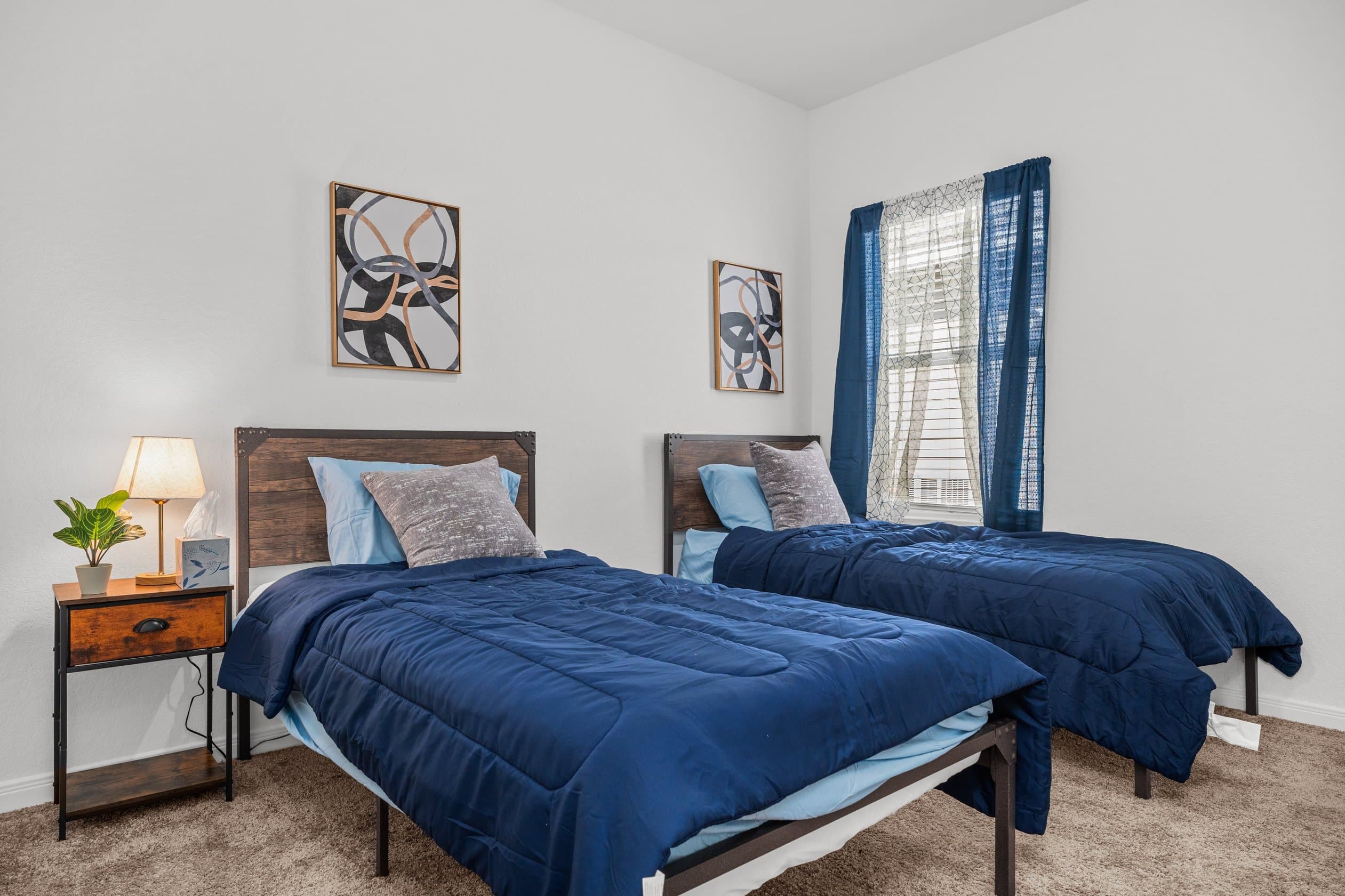 Master bedroom in Leander, TX
