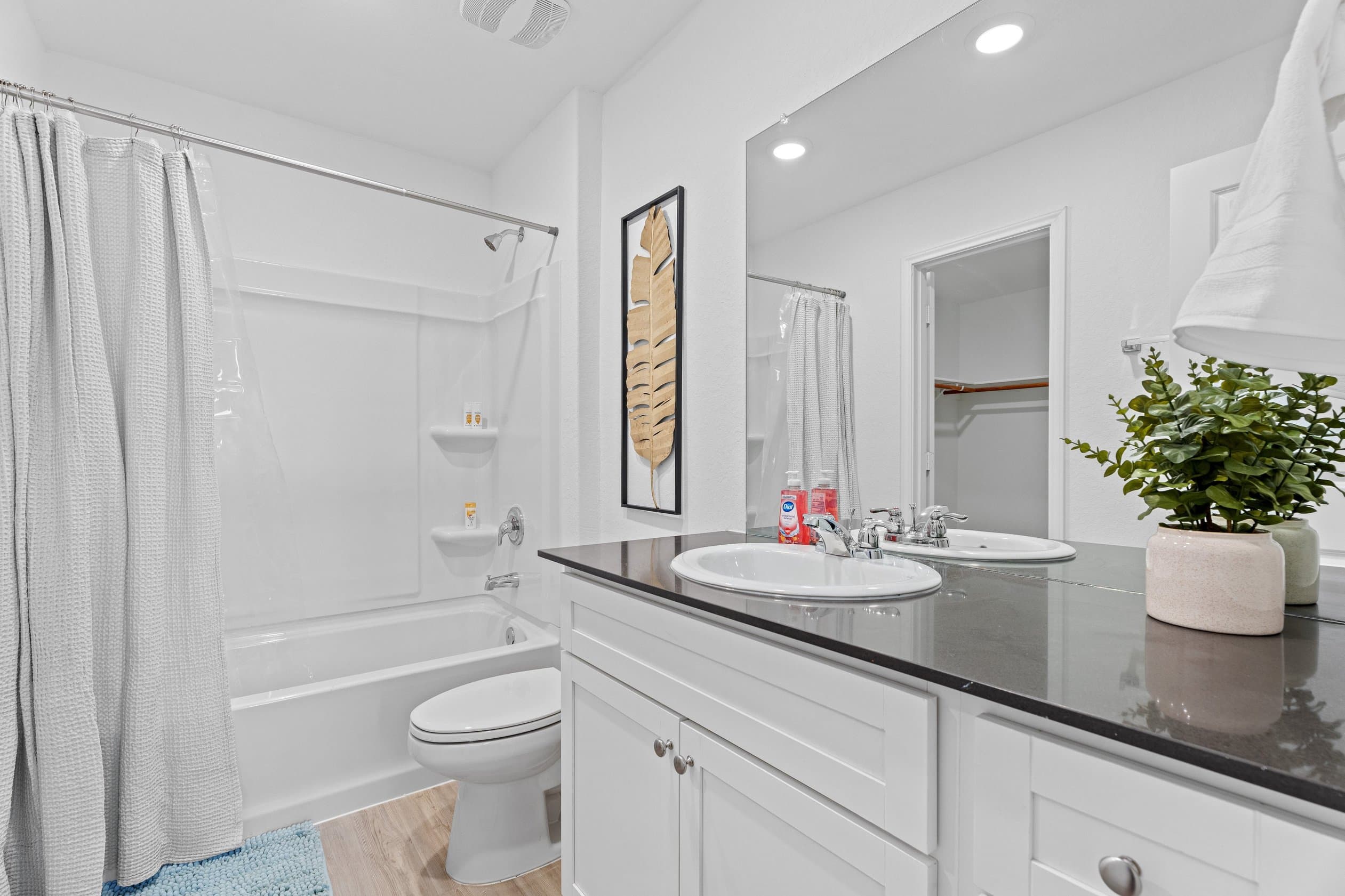Modern bathroom in New Braunfels, TX