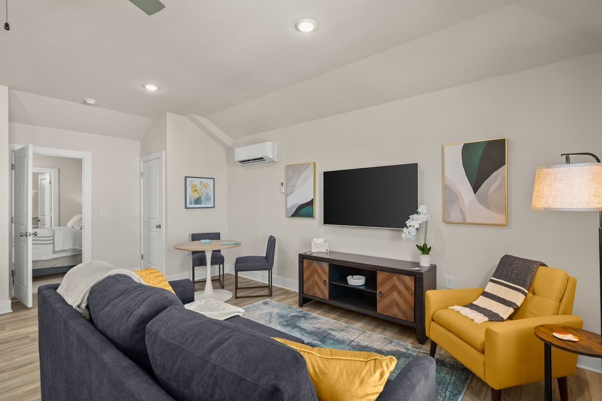 A furnished, crew-ready living space